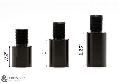 KVP 1″ Barrel Extender - Kaw Valley Precision